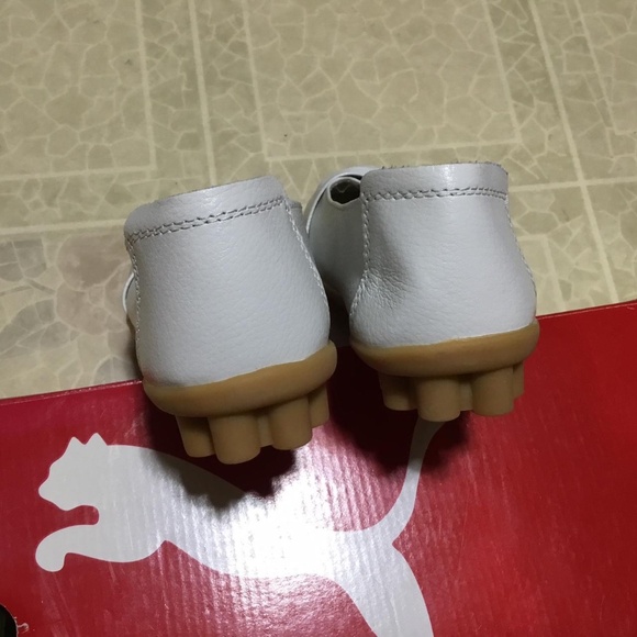 White Leather Woman Flat With Bow - Picture 6 of 7